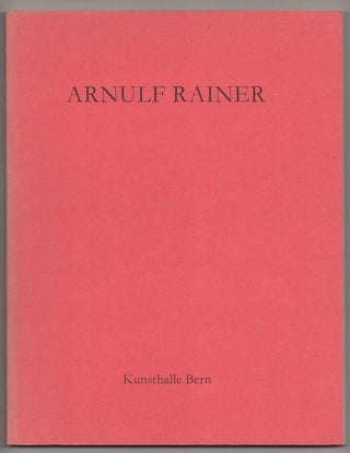 Item #187369 Arnulf Rainer: Der Grosse Bogen. Arnulf RAINER, Armin Zweite, Wolfgang Hartmann