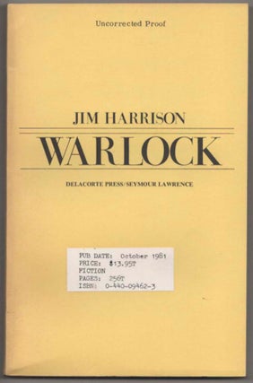Item #187411 Warlock. Jim HARRISON