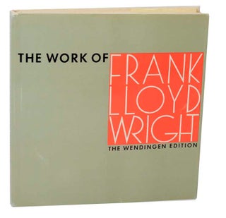 Item #187468 The Work of Frank Lloyd Wright: The Wendingen Edition. Frank Lloyd WRIGHT
