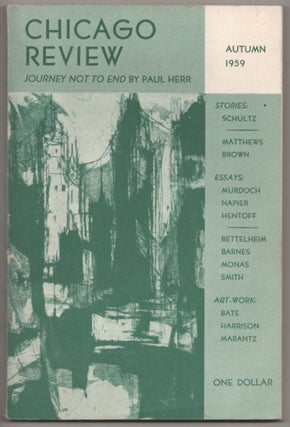 Item #187499 Chicago Review Autumn 1959 Vol. 13 No. 3. Hyung Woong PAK, Nat Hentoff Iris...