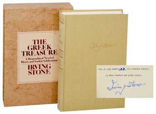 Item #187599 The Greek Treasure (Signed Limited Edition). Irving STONE