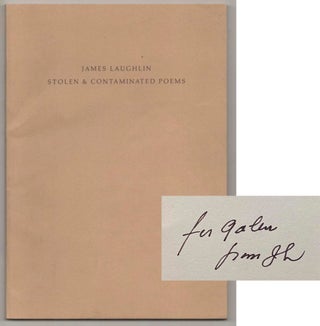 Item #188150 Stolen & Contaminated Poems (Signed First Edition). James LAUGHLIN