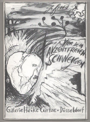Item #188184 Gunter Brus: Vor dem akzentfreien Schweigen, Zeichnungen 1987 - 1988. Gunter BRUS