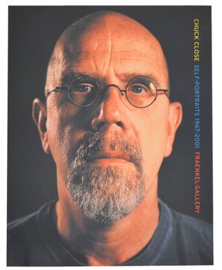 Item #188221 Self Portraits 1967-2001 (poster). Chuck CLOSE