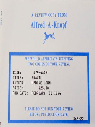 Brazil (Signed First Edition)