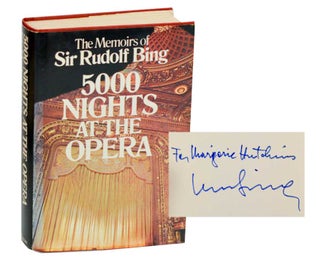 Item #188260 5000 Nights at The Opera (Signed). Rudolf BING