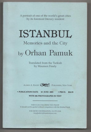 Item #188337 Istanbul: Memories and the City. Orhan PAMUK