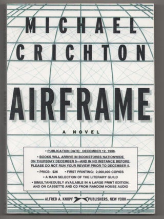 Item #188339 Airframe. Michael CRICHTON