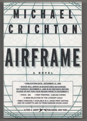Item #188339 Airframe. Michael CRICHTON