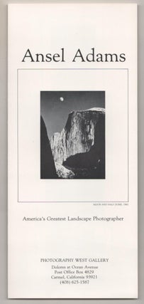 Item #188914 Ansel Adams America's Greatest Landscape Photographer. Ansel ADAMS
