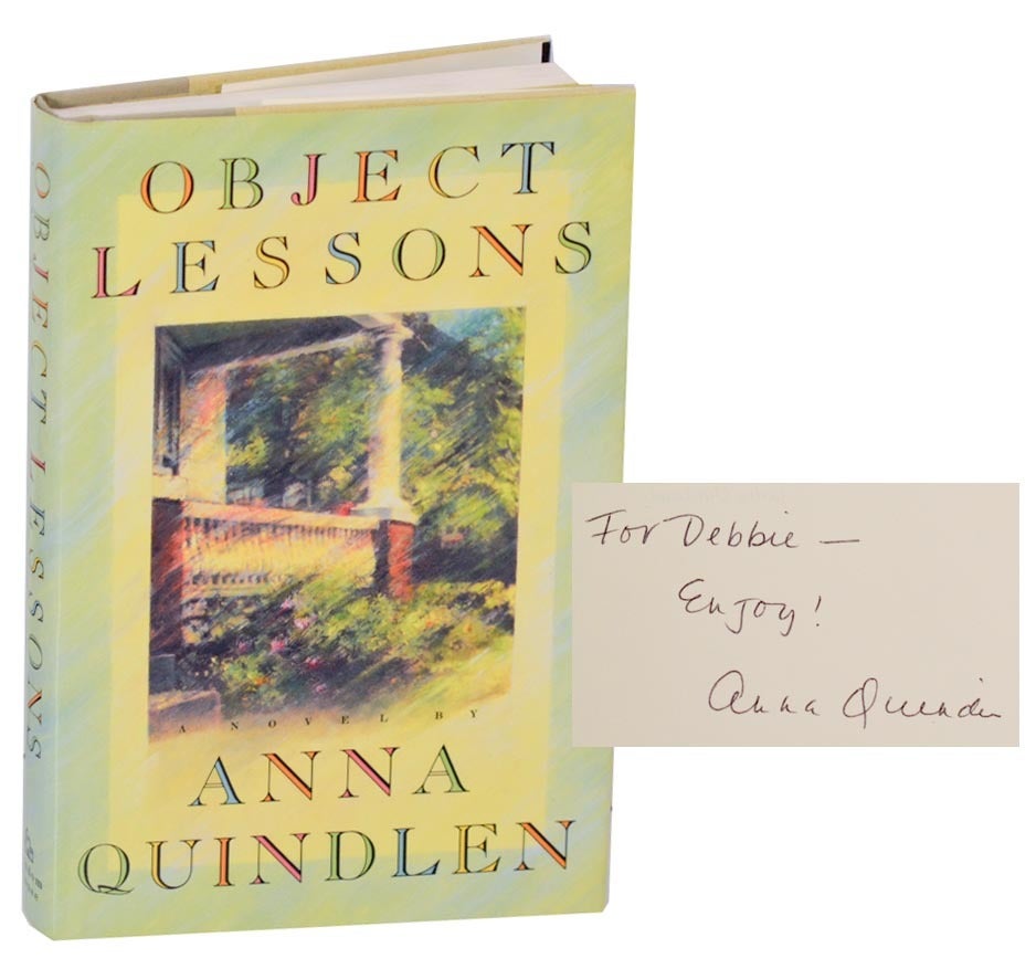 Object Lessons Signed First Edition | Anna QUINDLEN