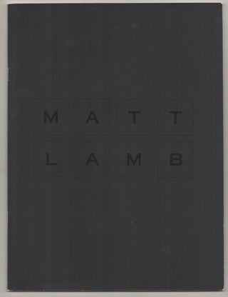 Item #189167 Matt Lamb. Matt LAMB