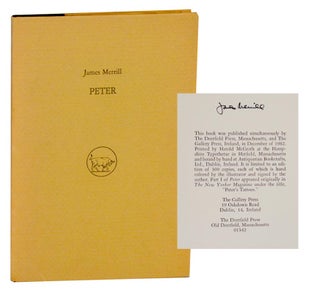 Item #189330 Peter (Signed Limited Edition). James MERRILL
