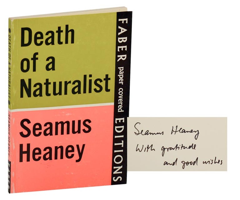 Item #189336 Death Of A Naturalist (Signed). Seamus HEANEY.
