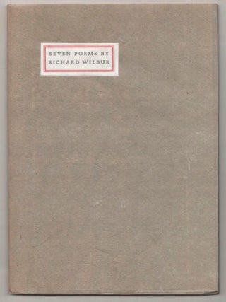 Item #189342 Seven Poems. Richard WILBUR