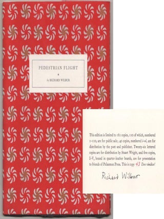 Item #189347 Pedestrian Flight: Twenty-One Clerihews for The Telephone (Signed Limited...