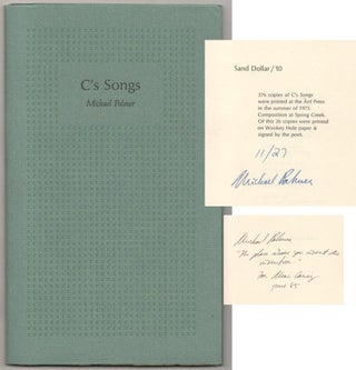 Item #189362 C's Songs (Signed Limited Edition). Michael PALMER