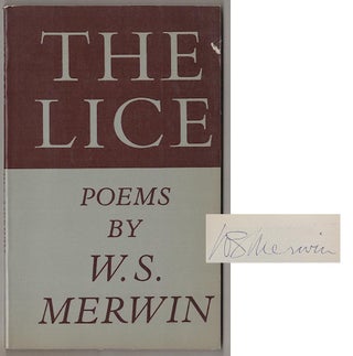 Item #189547 The Lice (Signed First Edition). W. S. MERWIN