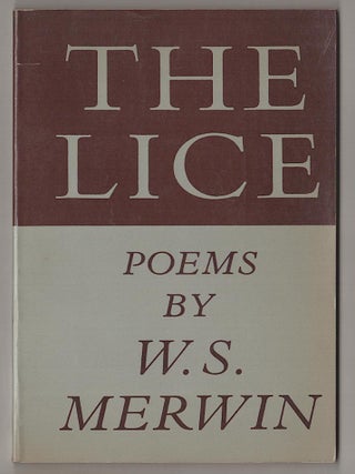Item #189561 The Lice. W. S MERWIN