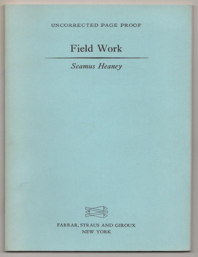 Item #189641 Field Work. Seamus HEANEY.