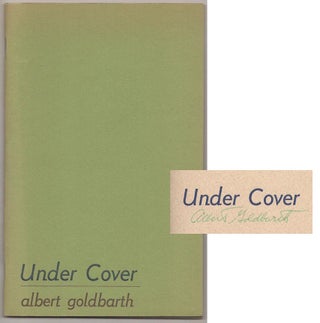 Item #189697 Under Cover (Signed Limited Edition). Albert GOLDBARTH