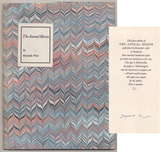 Item #189731 The Annual Heron (Signed Limited Edition). Reynolds PRICE