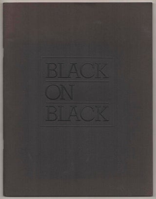 Item #189802 Black on Black. Richard GAUGERT, Clyde Taylor, Oliver Franklin
