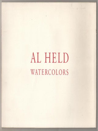 Item #189895 Al Held: Watercolors. Al HELD, Andrew Forge