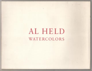 Item #189895 Al Held: Watercolors. Al HELD, Andrew Forge
