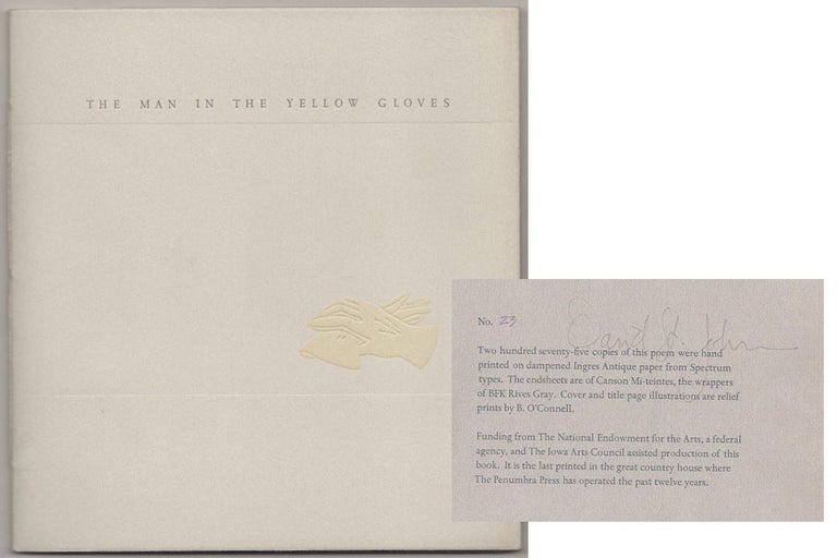 Item #189940 The Man in the Yellow Gloves (Signed Limited Edition). David ST. JOHN, Bonnie O'Connell.