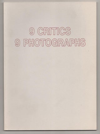 Item #189960 9 Critics 9 Photographs : Untitled 23. James ALINDER