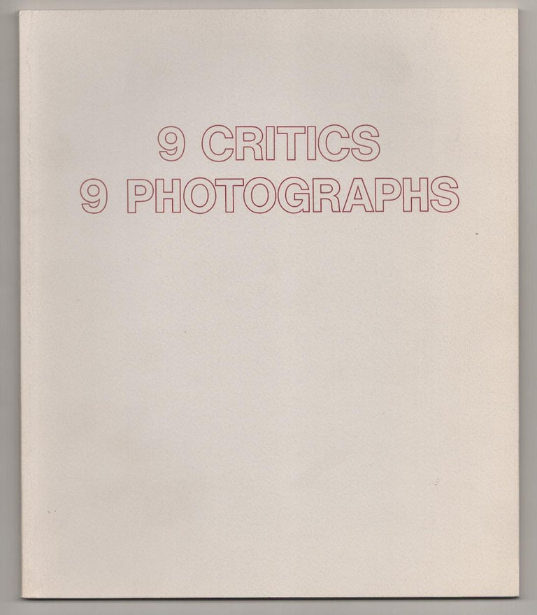 Item #189960 9 Critics 9 Photographs : Untitled 23. James ALINDER.