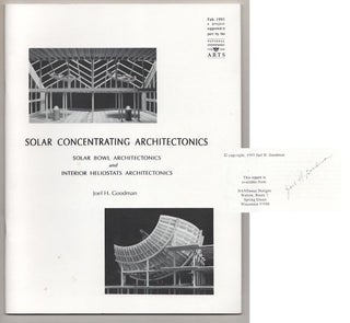 Item #189974 Solar Concentrating Architectonics, Solar Bowl Architectonics and Interior...
