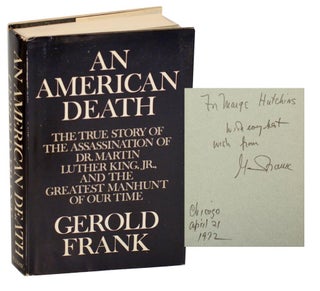 Item #190000 An American Death (Signed First Edition). Gerold FRANK