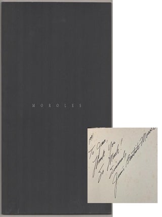 Item #190226 Jesus Bautista Moroles: Granite Sculpture Fall 1990 (Signed First Edition)....