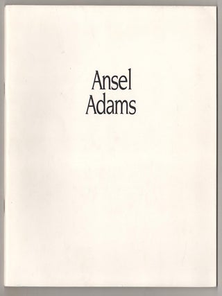 Item #190246 Ansel Adams: Photographs from the Collection of Mr. & Mrs. Peter G. Scotese....