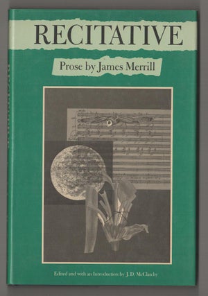 Item #190376 Recitative. James MERRILL