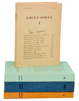 Item #190384 Locus Solus I-V (Complete Set). John ASHBERY, Harry Mathews, Kenneth Koch,...