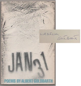 Item #190524 Jan 31 (Signed First Edition). Albert GOLDBARTH