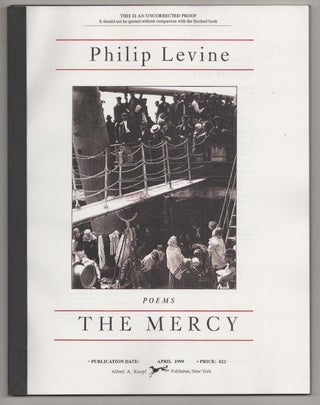 Item #190536 The Mercy. Philip LEVINE