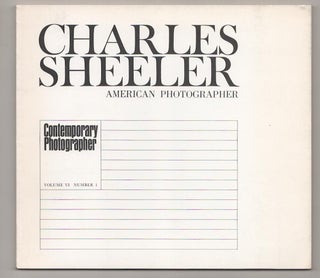 Item #190587 Charles Sheeler American Photographer. Contemporary Photographer, Volume VI....