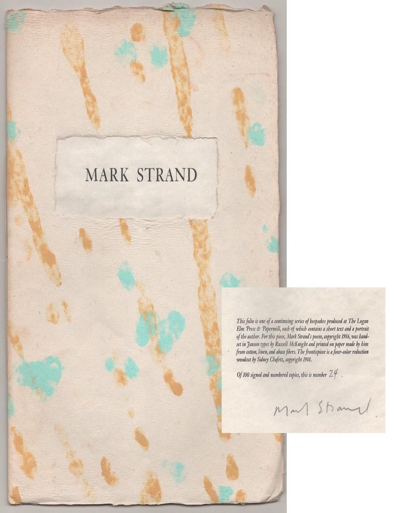 Item #190618 The Famous Scene. Mark STRAND, Sidney Chafetz.