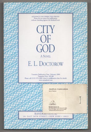 Item #190797 City of God. E. L. DOCTOROW