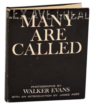 Item #190844 Many are Called. Walker EVANS, James Agee