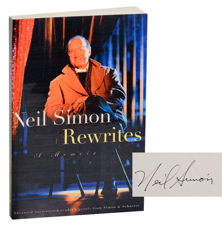Item #190914 Rewrites: A Memoir (Signed). Neil SIMON.