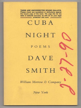 Item #190990 Cuba Night. Dave SMITH