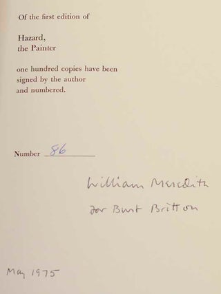 Hazard, The Painter (Signed Limited Edition)