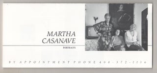 Item #191095 Martha Casanave: Portraits. Martha CASANAVE