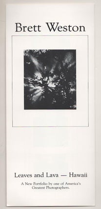 Item #191096 Brett Weston: Leaves and Lava - Hawaii. Brett WESTON