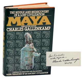 Item #191204 Maya: The Riddle and Rediscovery of a Lost Civilization (Signed). Charles...